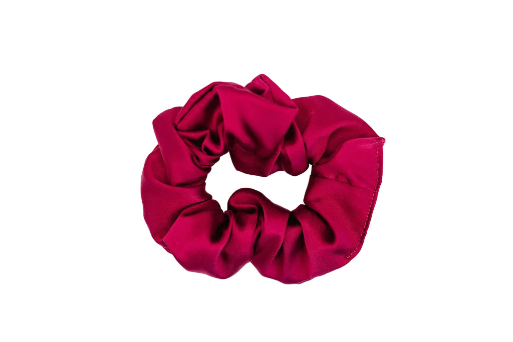 MyHairThing | Mulberry Silk Scrunchie – Burgundy