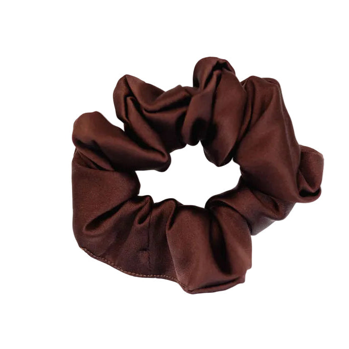 MyHairThing | Mulberry Silk Scrunchie – Espresso