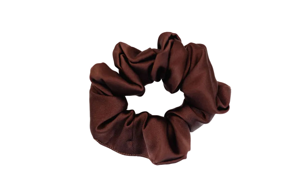 MyHairThing | Mulberry Silk Scrunchie – Espresso