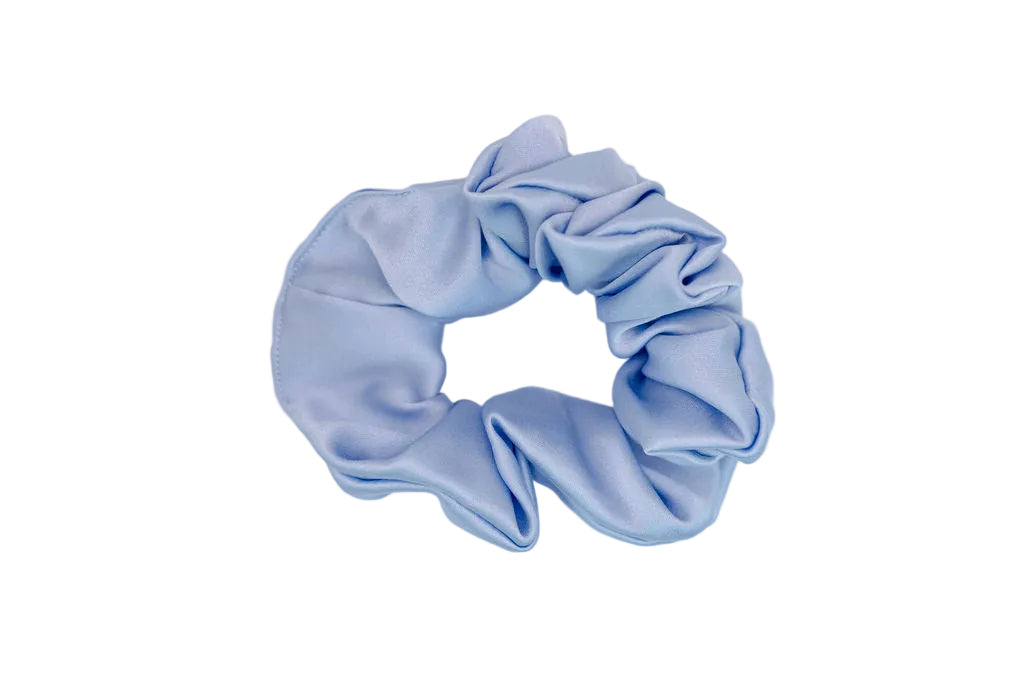 MyHairThing | Mulberry Silk Scrunchie – Pale Blue