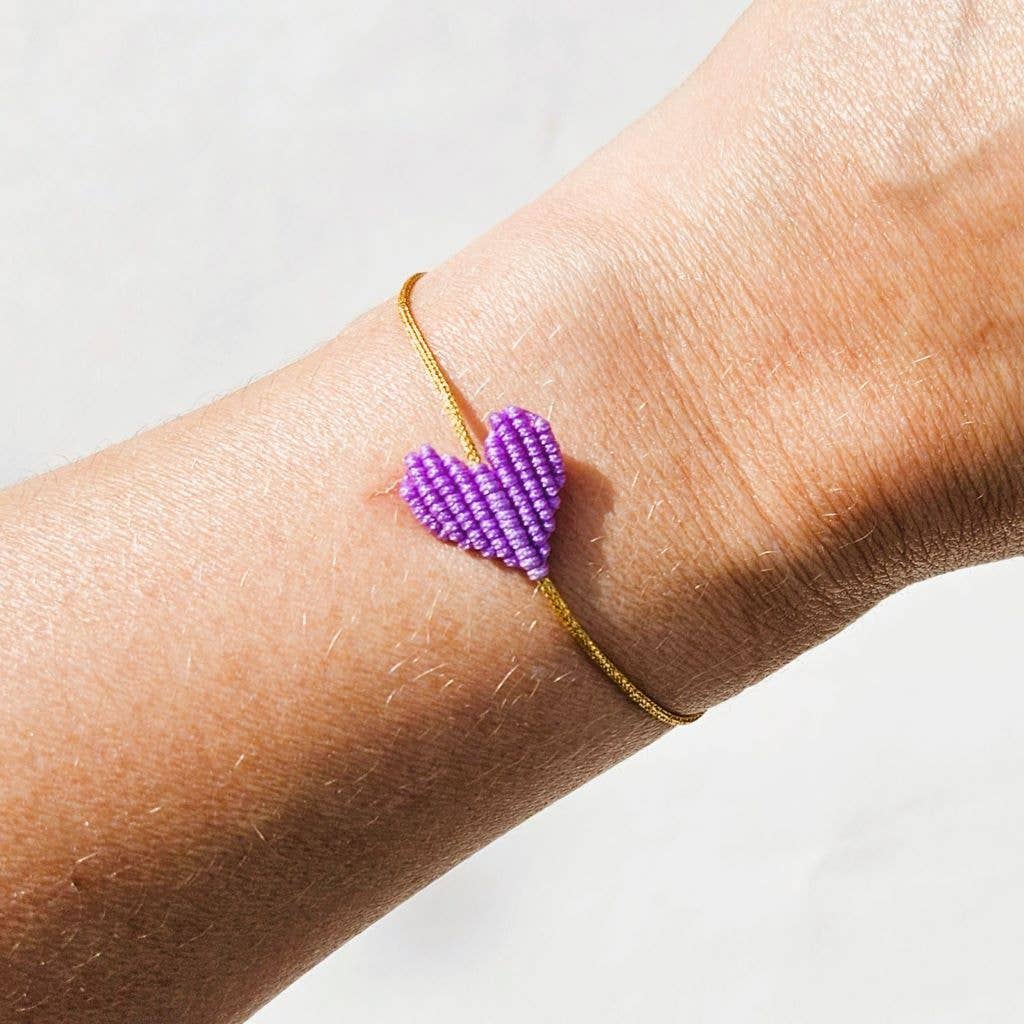 Ibiza Boutique | Bracelet heart lilac