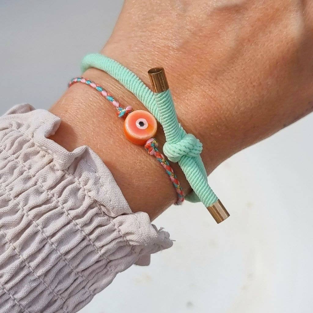 Ibiza Boutique | Evil eye orange bracelet