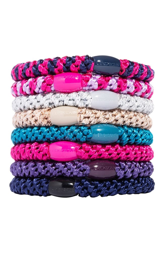 L. Erickson® Grab & Go Ponytail Hair Ties Berry