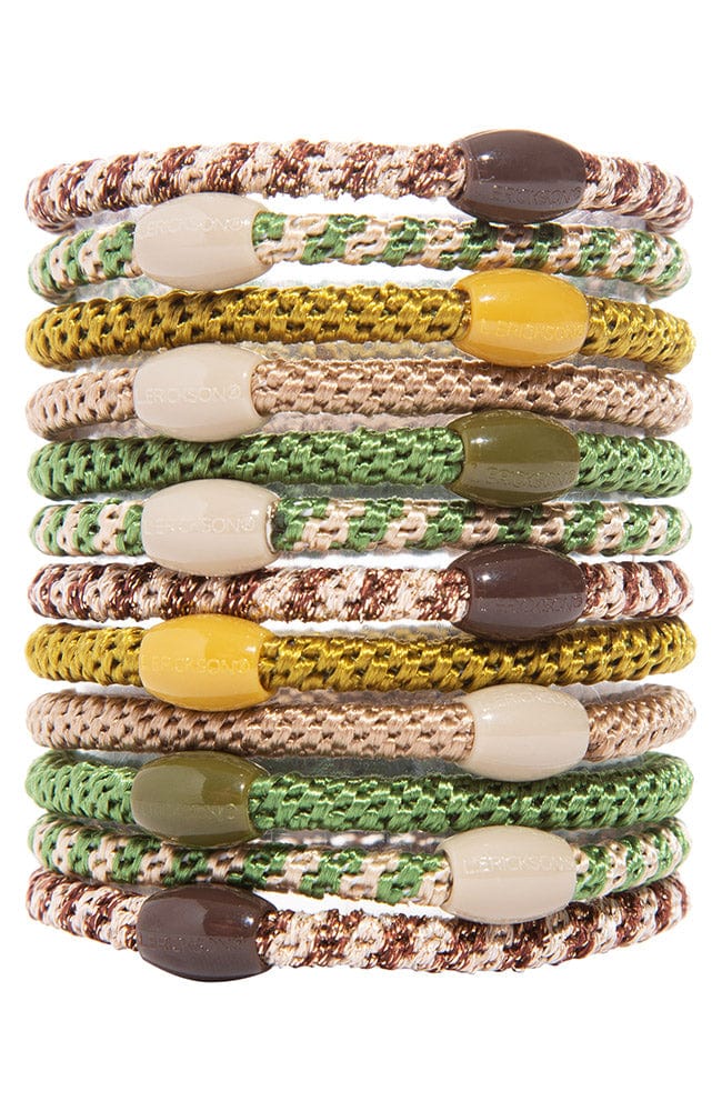 L. Erickson® Narrow Grab & Go Ponytail Hair Ties Cadet