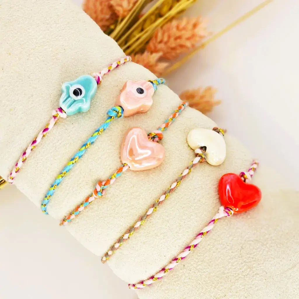 Ibiza Boutique | Red heart bracelet