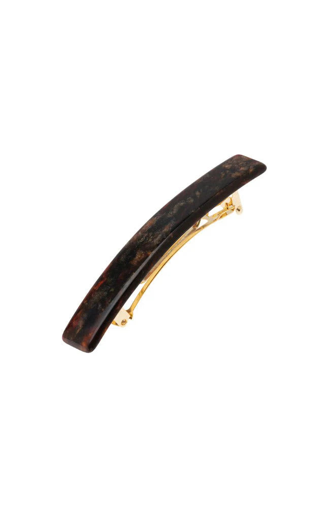 France Luxe Small Luxury Rectangle Barrette - Classic Mojave