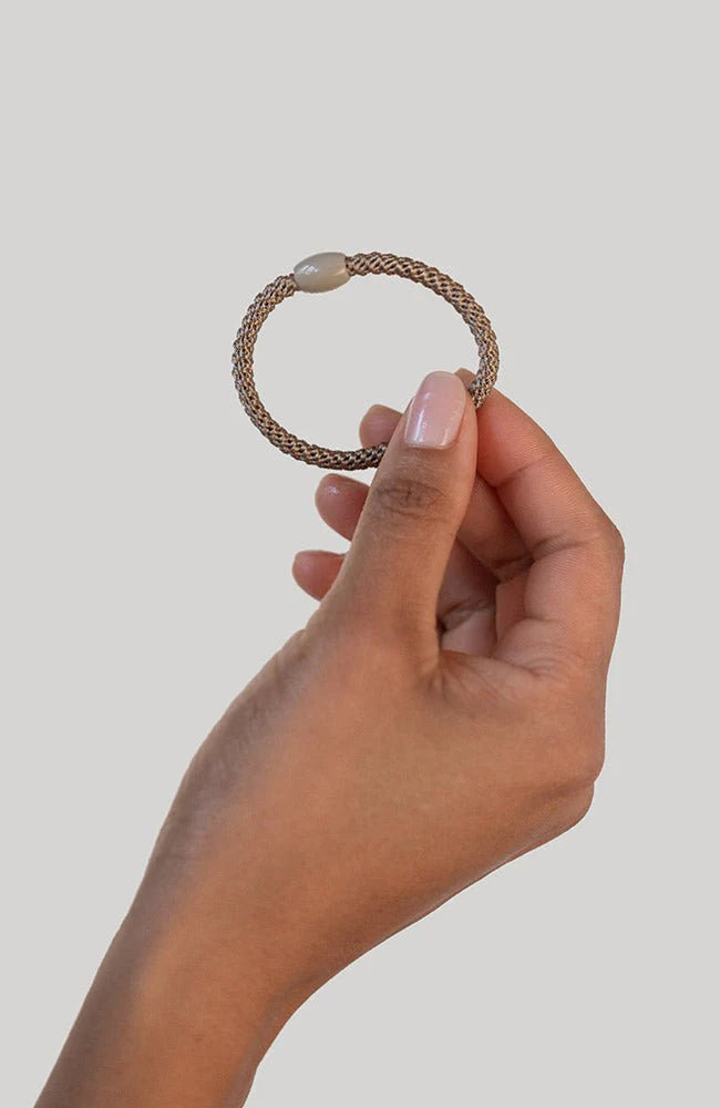 L. Erickson® Narrow Grab & Go Ponytail Hair Ties Camelback